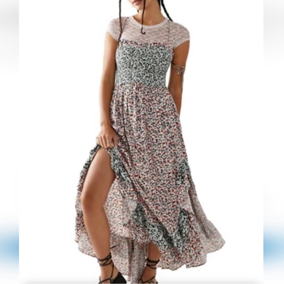 Free people one I love maxi dress NWOT - Picture 10 of 15